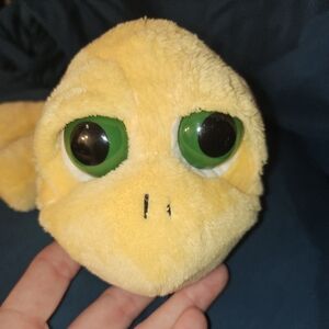 Russ Berrie "Shelly" Yellow & Brown Turtle Lil' Peepers Big Eyes‎ Plush